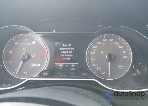 2013 Audi S4 3.0T Premium Plus from USA, damaged, VIN WAUKGAFL4DA216572